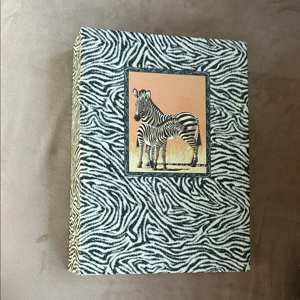 Zebra Pattern Photo Album - Picture 1 of 5